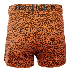 Short orange imprimé léopard Femme VON DUTCH