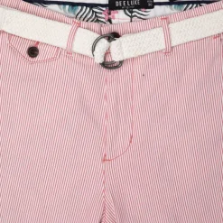 Short peach quentin à rayures avec ceinture Homme DEELUXE 74