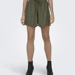 Short taille haute fluide avec poches Femme ONLY