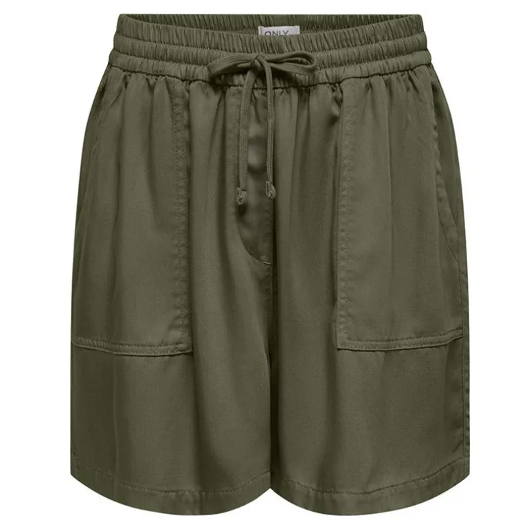 Short taille haute fluide avec poches Femme ONLY