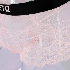 Shorty en dentelle bande élastique logo sexy Femme SWEETIZ