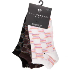 Socquette fantaisie lot x3 Femme BILL TORNADE