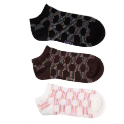 Socquette fantaisie lot x3 Femme BILL TORNADE