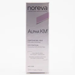Soin contour des yeux anti âge anti rides anti cernes anti poches 10 ml Alpha KM Femme NOREVA
