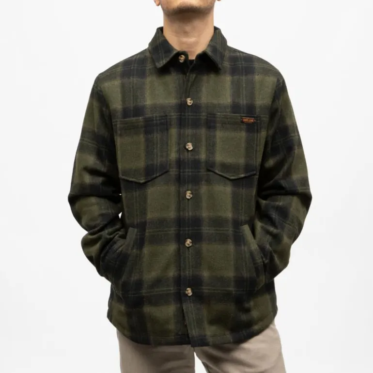 Surchemise à carreaux warren avec boutons Homme DEELUXE 74