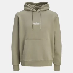 Sweat à capuche Vesterbro coton mélangé couleur unie Homme JACK & JONES