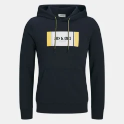 Sweat à capuche regular hayato imprimé encart logo Homme JACK & JONES