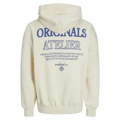 Sweat à capuche Santorini couleur crème Homme JACK & JONES