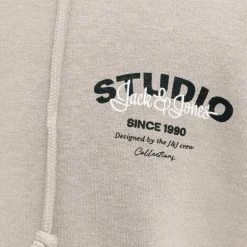 Sweat à capuche yuki poignets cotelés poche kangourou Homme JACK & JONES