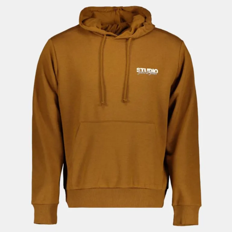 Sweat à capuche yuki poignets cotelés poche kangourou Homme JACK & JONES