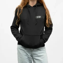 Sweat a capuche black Femme US GRAND POLO