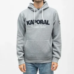 Sweat brodé darell à capuche Homme KAPORAL