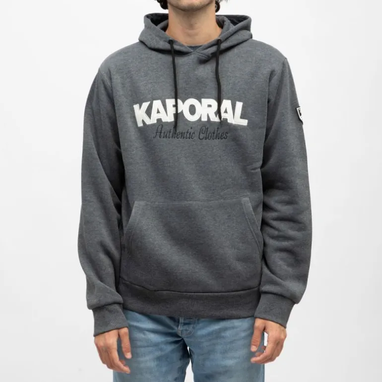 Sweat brodé darell à capuche Homme KAPORAL