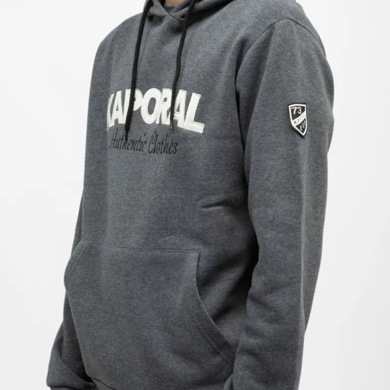 Sweat brodé darell à capuche Homme KAPORAL