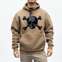 Sweat capuche brook imprimé tête de mort Homme DEELUXE 74