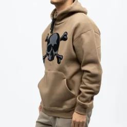 Sweat capuche brook imprimé tête de mort Homme DEELUXE 74