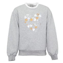 Sweat col à volants imprimé coeurs fille Enfant CXL BY CHRISTIAN LACROIX