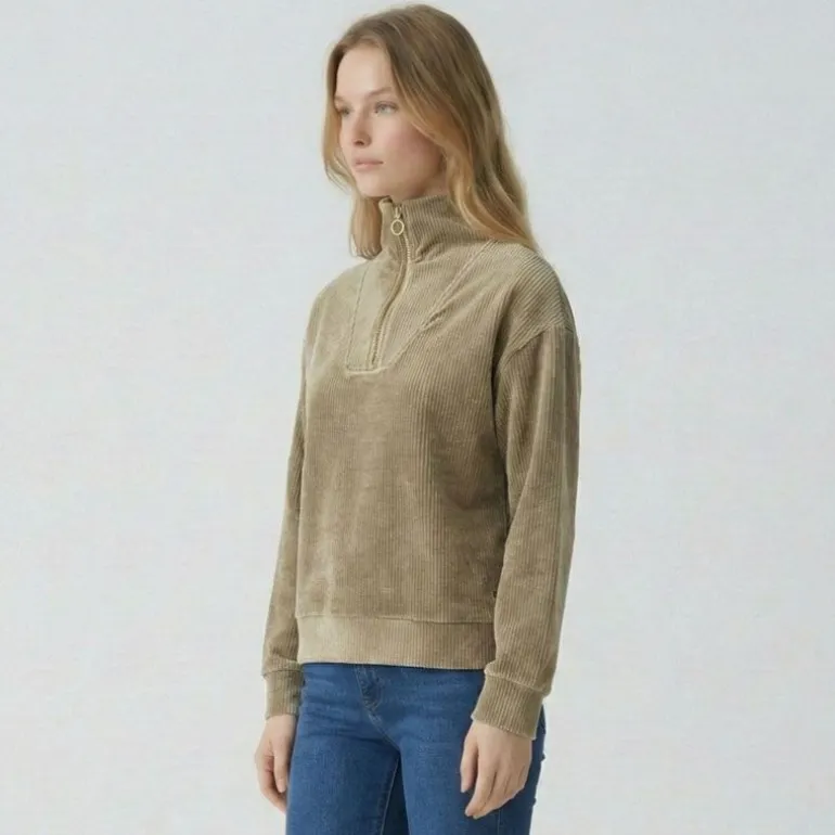 Sweat col camionneur doline Femme LES TROPEZIENNES PAR M.BELARBI