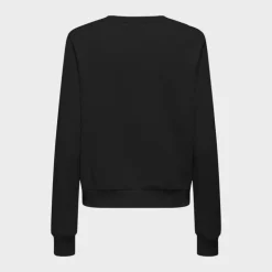 Sweat coton rubi Love imprimé léopard Femme ONLY