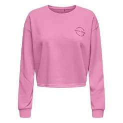 Sweat de sport crop top Pica imprimé Femme ONLY PLAY