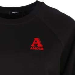 Sweat hibisca noir Femme DEELUXE 74