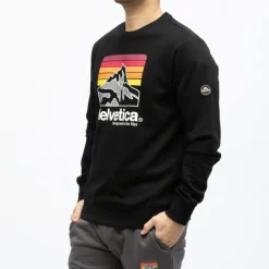 Sweat monaco coton Homme HELVETICA