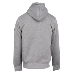 Sweat zippé à capuche fourrée surpiqures colorées Homme CHEVIGNON