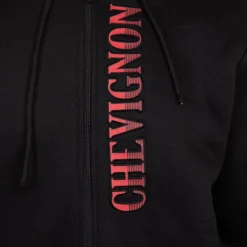 Sweat zippé à capuche fourrée surpiqures colorées Homme CHEVIGNON