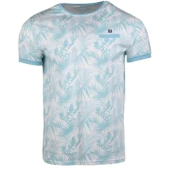 Tee shirt à fleurs tropicales mogador Homme BLAGGIO