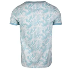 Tee shirt à fleurs tropicales mogador Homme BLAGGIO