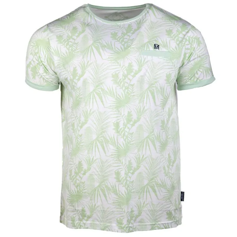 Tee shirt à fleurs tropicales mogador Homme BLAGGIO