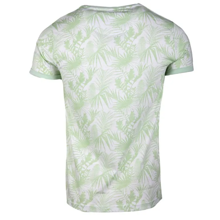 Tee shirt à fleurs tropicales mogador Homme BLAGGIO
