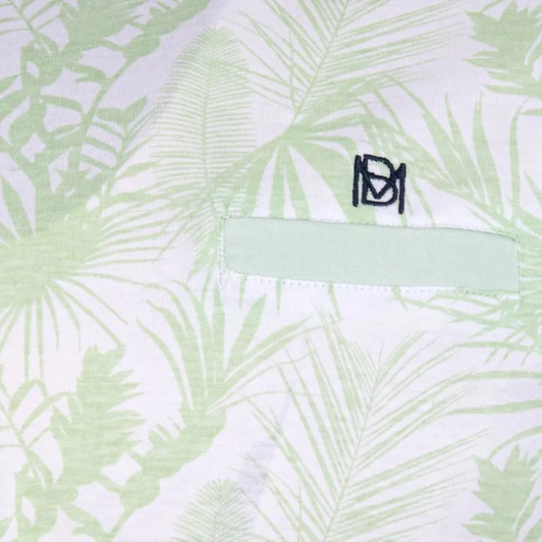 Tee shirt à fleurs tropicales mogador Homme BLAGGIO