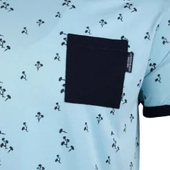 Tee shirt à motif avec poche maceo Homme BLAGGIO