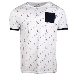 Tee shirt à motif avec poche maceo Homme BLAGGIO