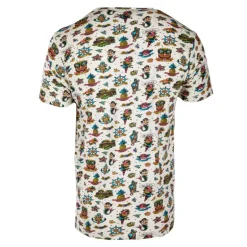 Tee shirt allover logo poitrine Homme VON DUTCH