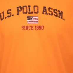 Tee shirt avec texte logo acid green nick Homme US POLO