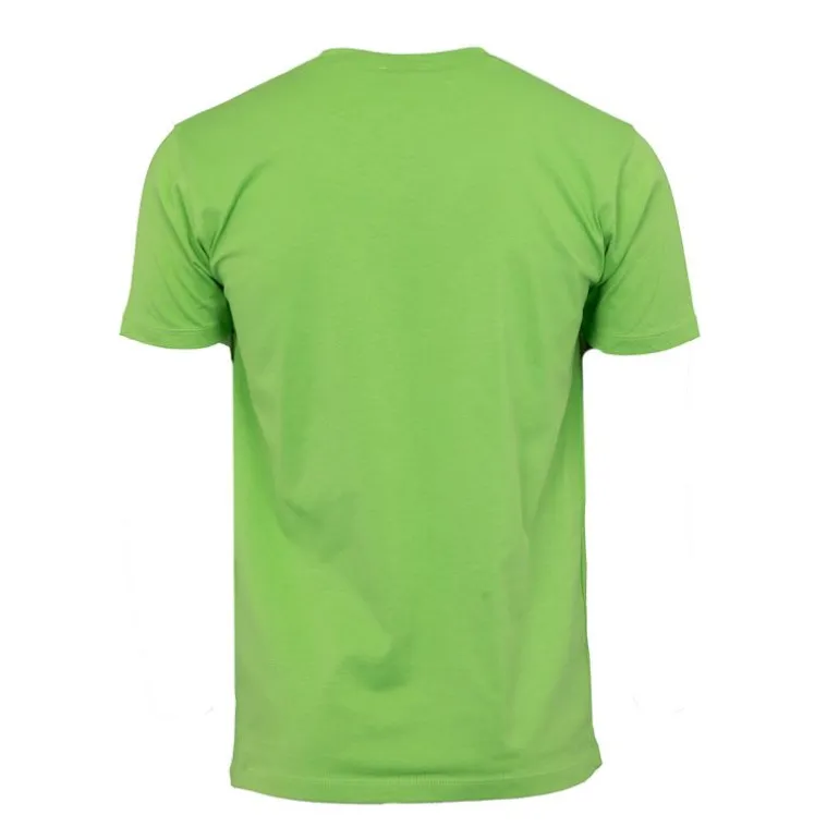 Tee shirt avec texte logo acid green nick Homme US POLO