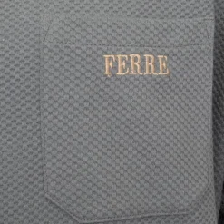 Tee shirt basique avec poche tissu texturé logo brodé Homme GIANFRANCO FERRE