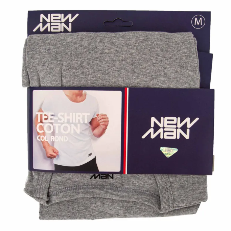 Tee shirt basique cintré coton Homme NEW MAN