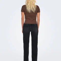 Tee shirt basique col rond coton bio Femme ONLY