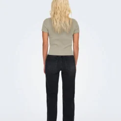 Tee shirt basique col rond coton bio Femme ONLY