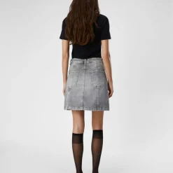 Tee shirt basique noir Jannie manches courtes Femme OBJECT