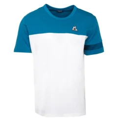 Tee shirt bleu sapphire et blanc Homme LE COQ SPORTIF