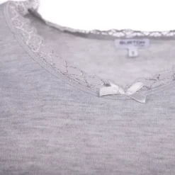 Tee shirt chaud à dentelle col V ysia Femme BURTON OF LONDON