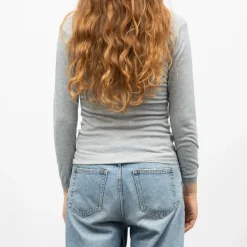 Tee shirt chaud col V à dentelle kalou Femme RODIER