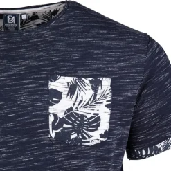 Tee shirt chiné monzac avec poche Homme BLAGGIO