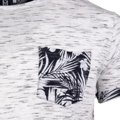 Tee shirt chiné monzac avec poche Homme BLAGGIO