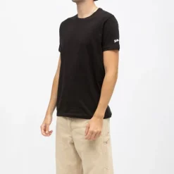 Tee shirt col rond coton manches courtes Homme SCHOTT