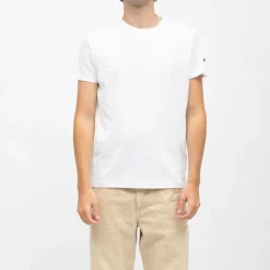 Tee shirt col rond coton manches courtes Homme SCHOTT